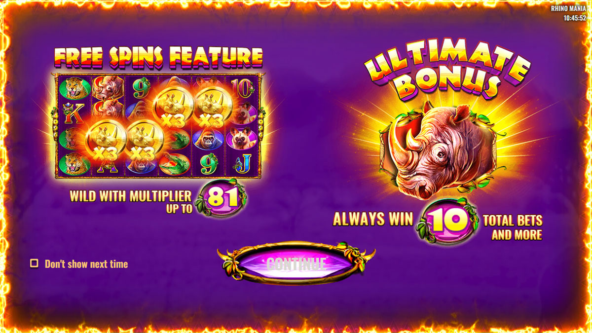 Rhino Mania screenshot