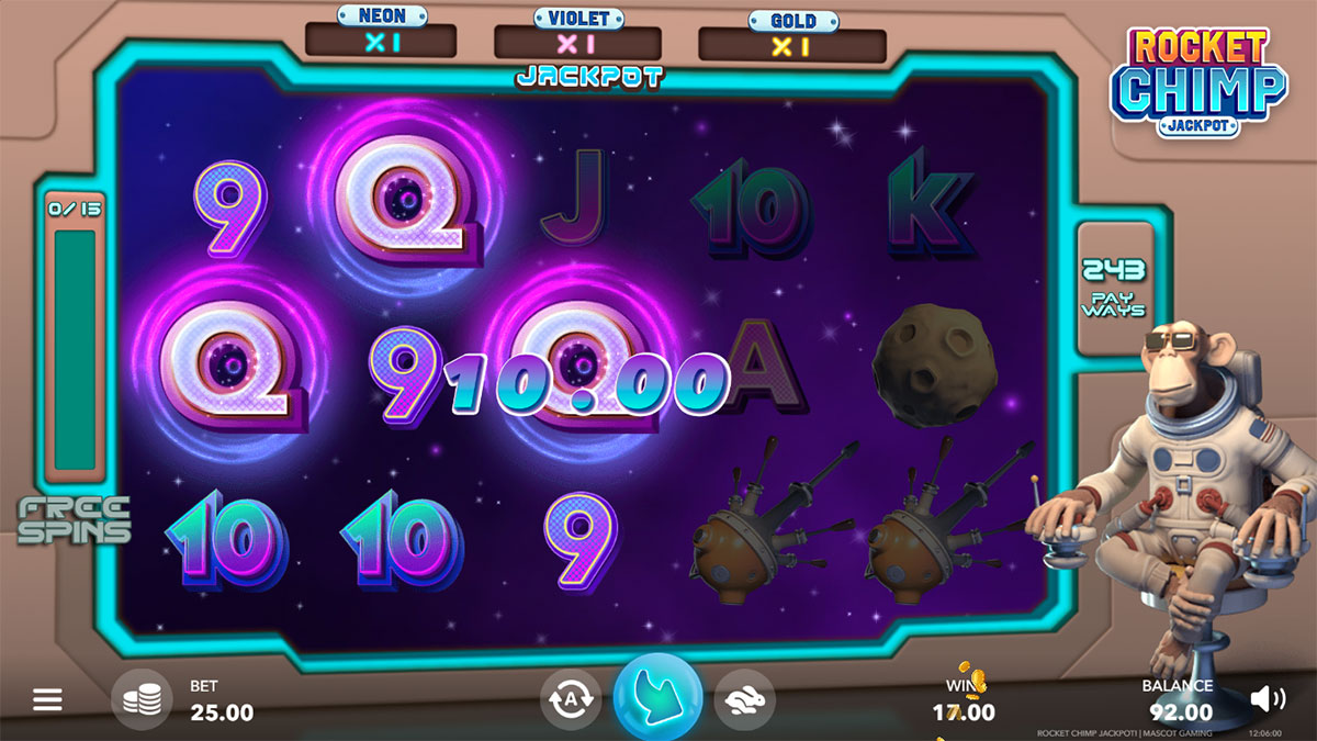 Rocket Chimp Jackpot screenshot