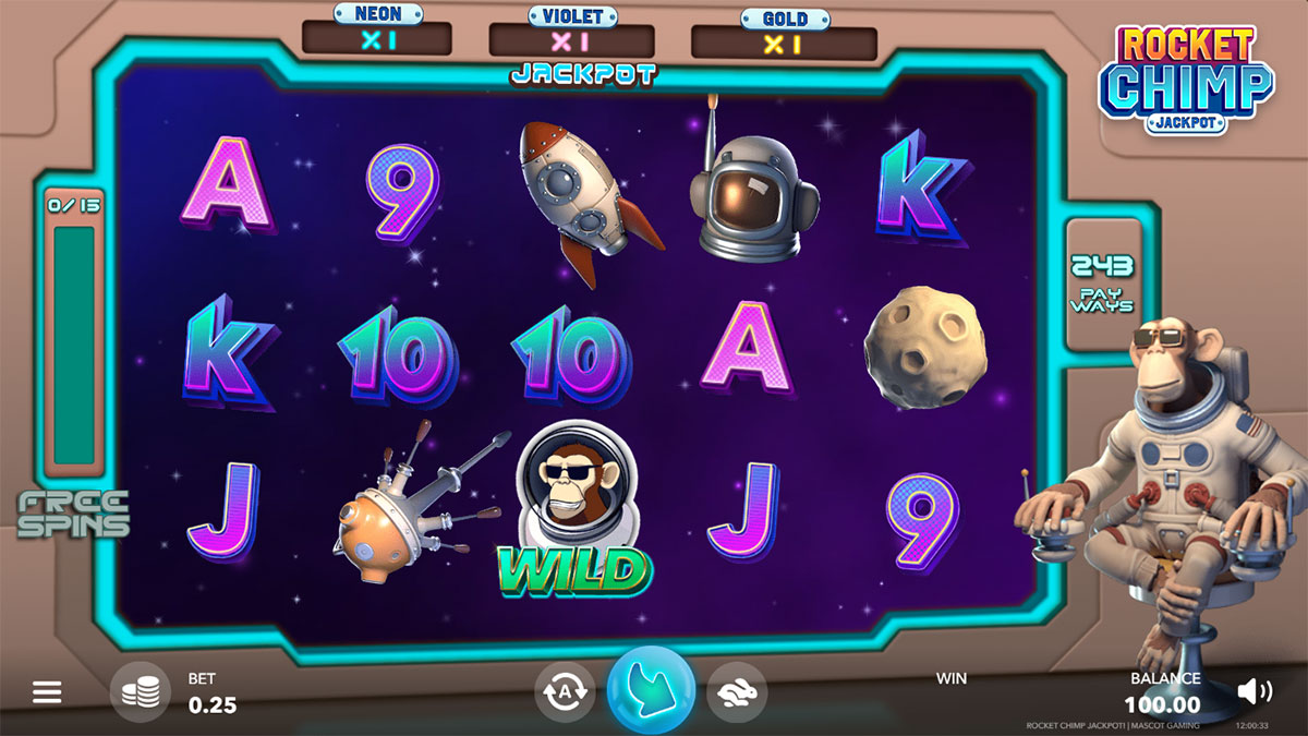 Rocket Chimp Jackpot screenshot