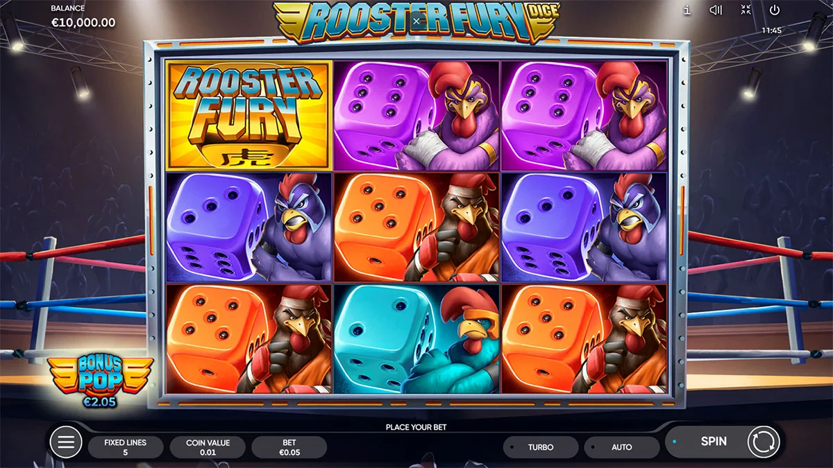 Rooster Fury Dice screenshot