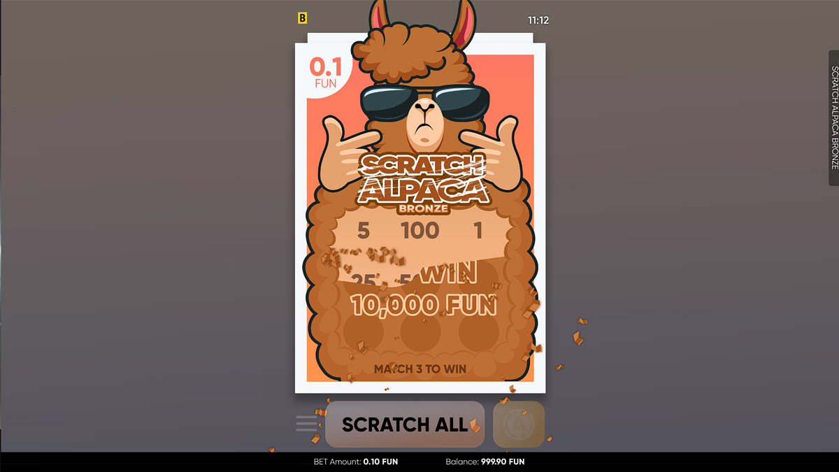 scratch alpaca bronze screenshot