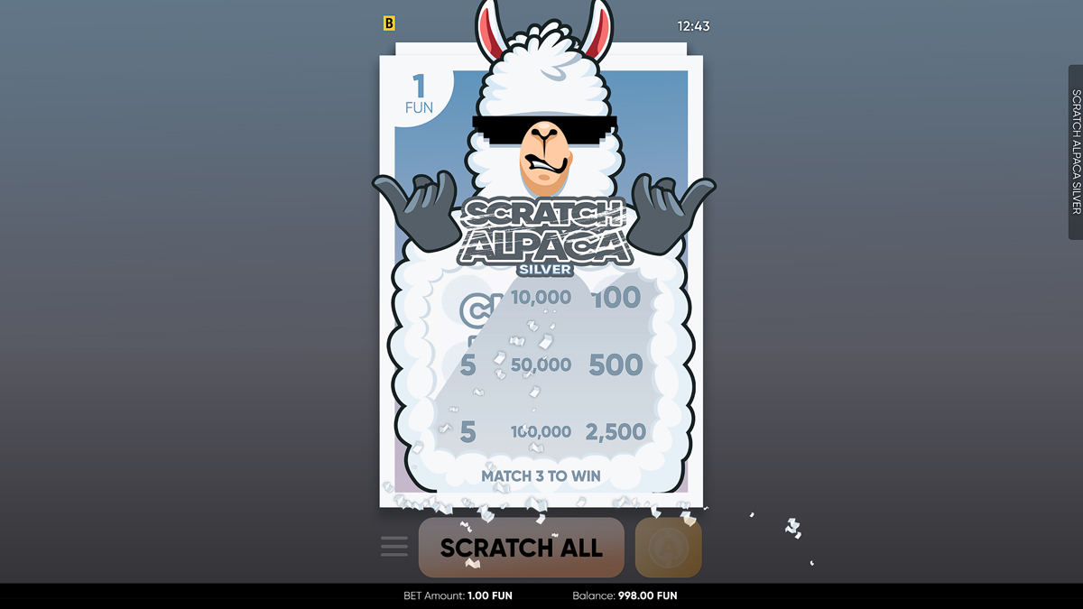 scratch alpaca silver screenshot