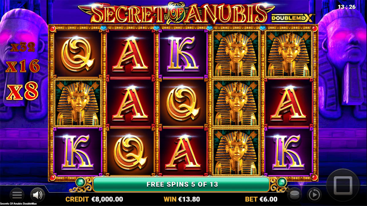 Secret of Anubis Doublemax screenshot
