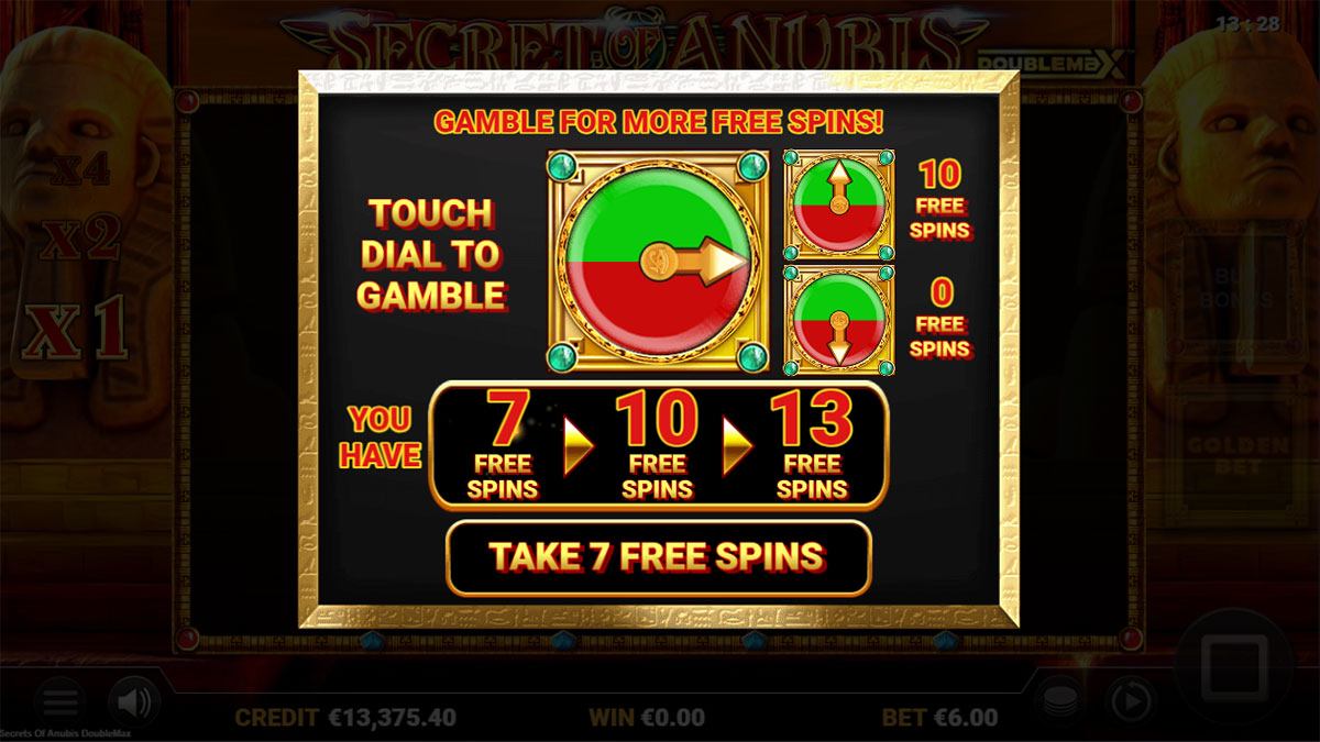 Secret of Anubis Doublemax screenshot