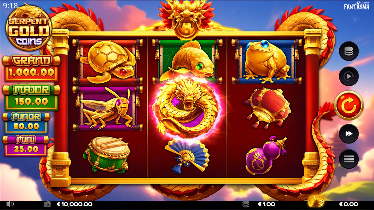 Serpent Gold Coins screenshot