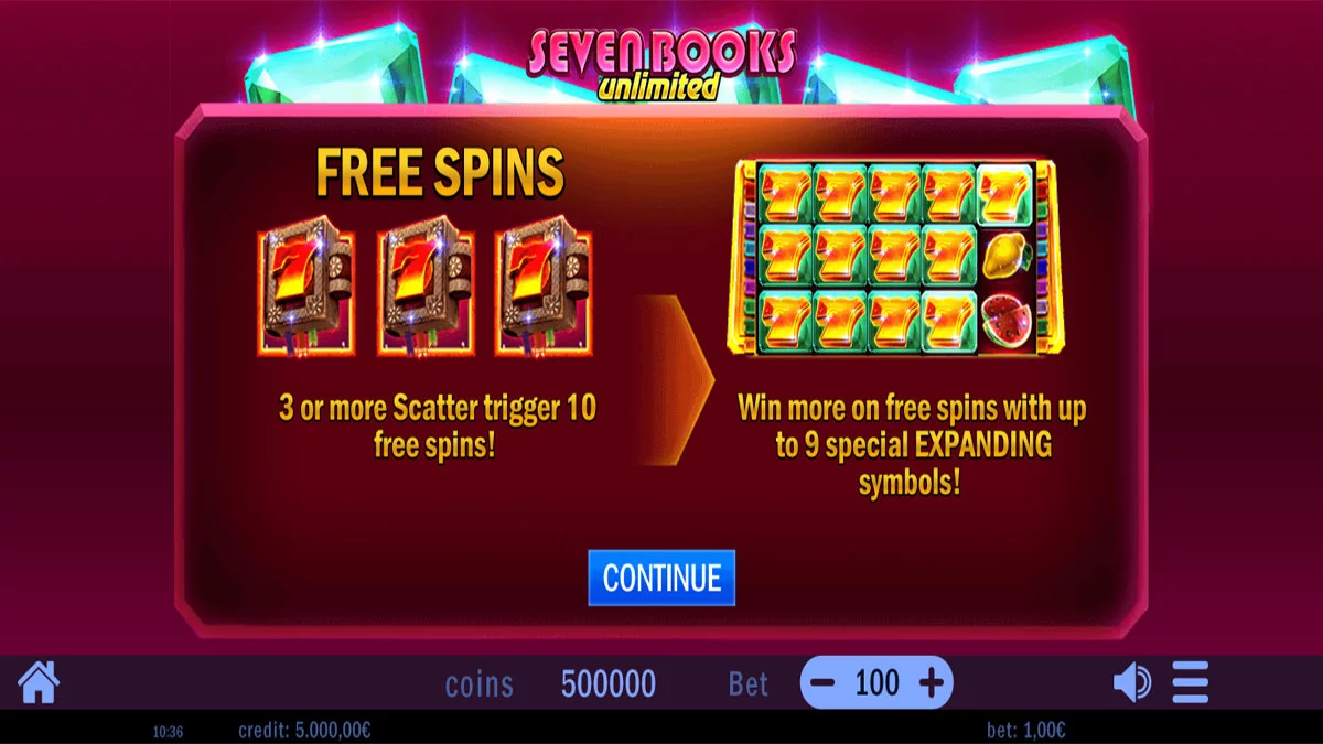Seven Books Unlimited screenshot