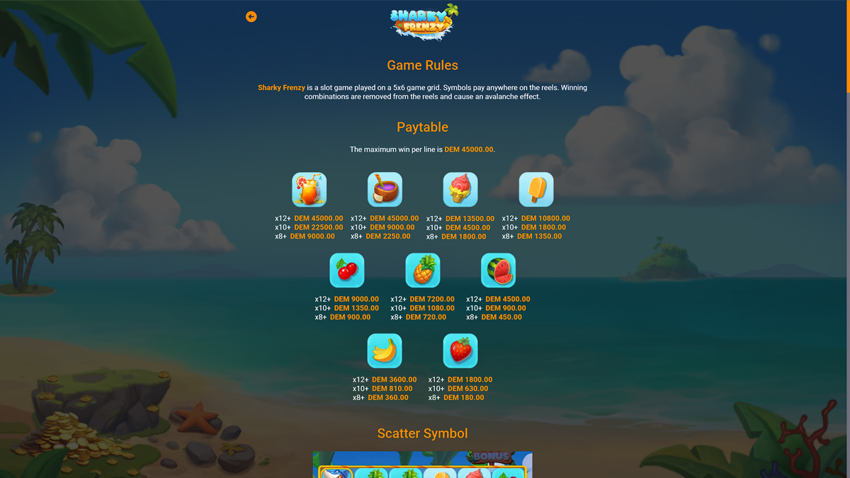 sharky frenzy screenshot