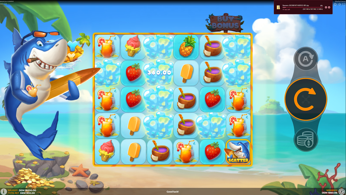 sharky frenzy screenshot