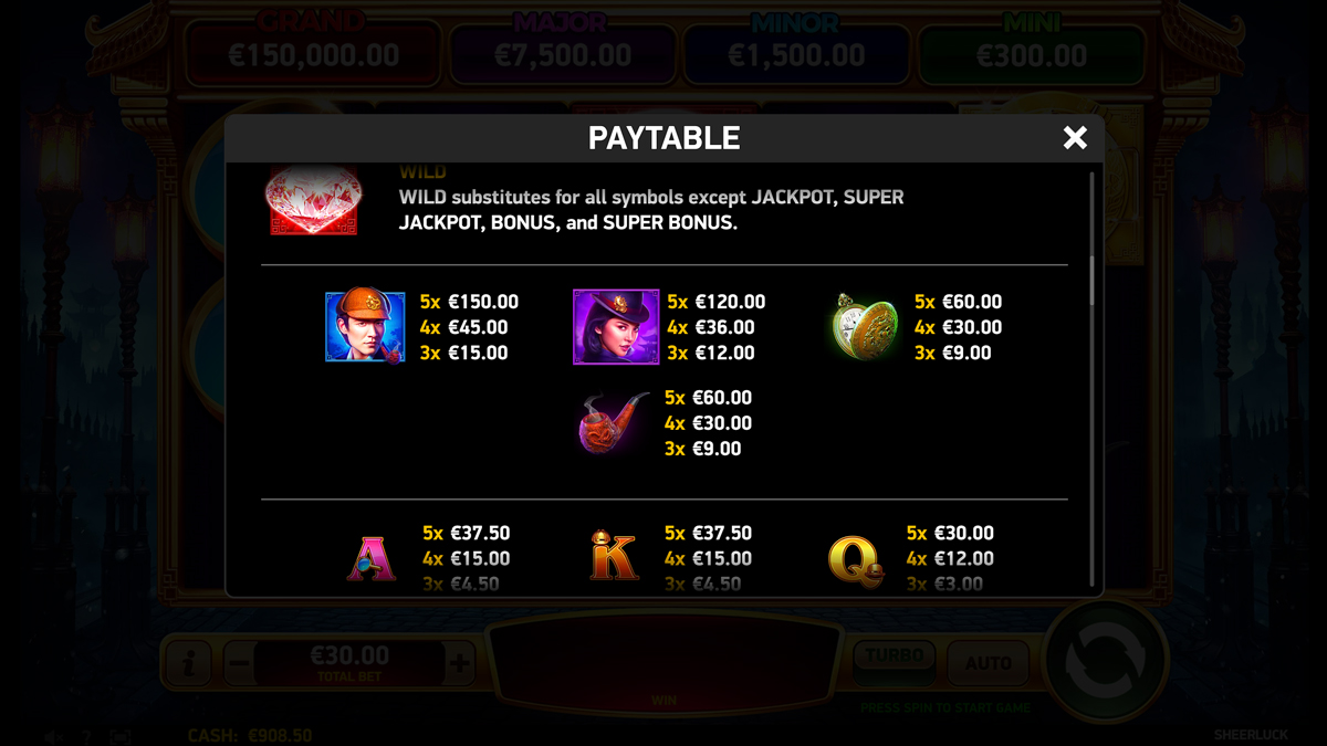 Sheerluck screenshot