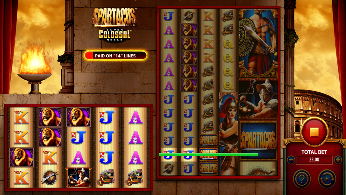 Spartacus Super Colossal Reels screenshot