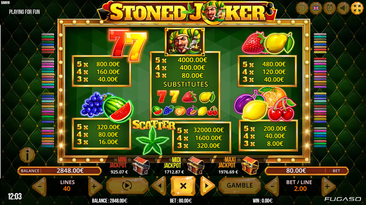 Stoned Joker 40 screenshot
