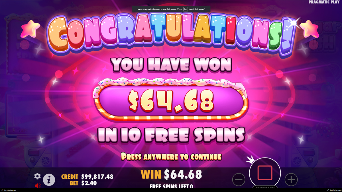 Sugar Rush screenshot