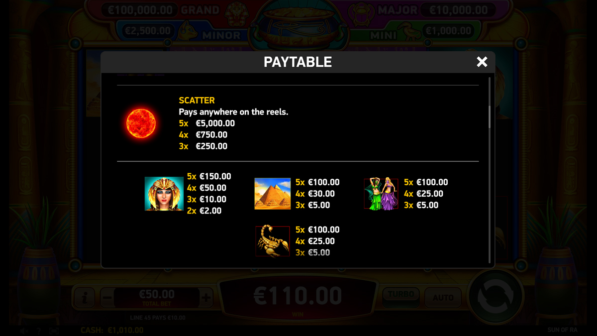 Sun of Ra screenshot