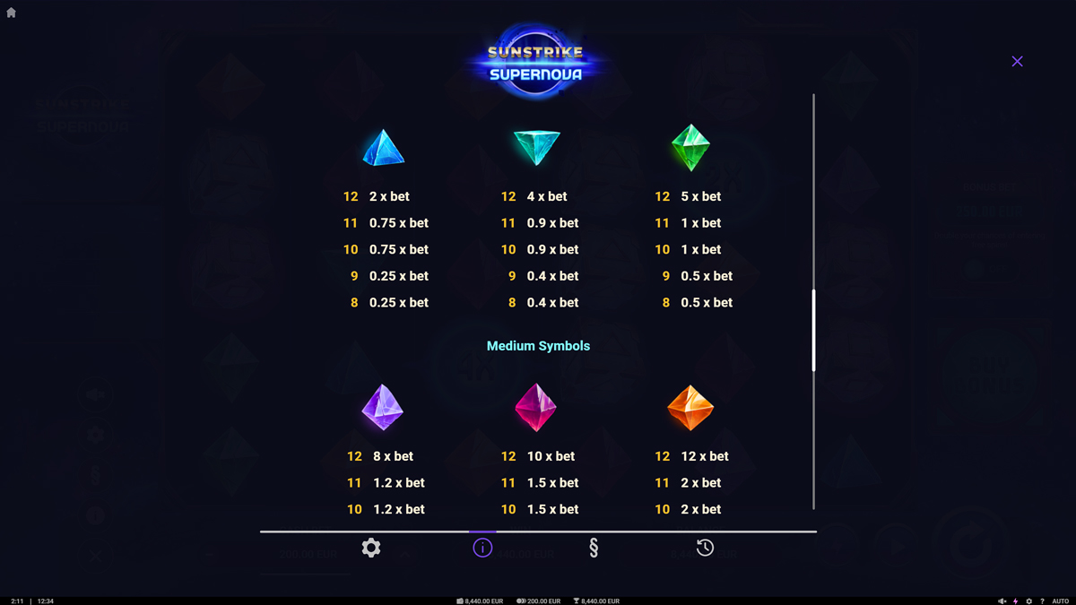 Sunstrike Supernova screenshot