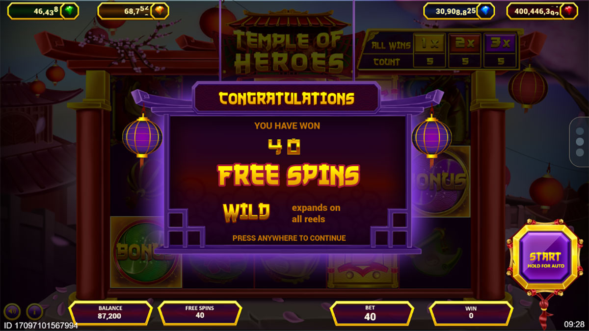 Temple of Heroes (Popok Gaming) screenshot