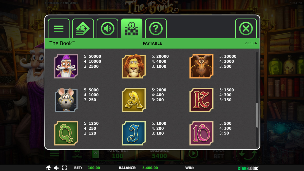 The Book screenshot