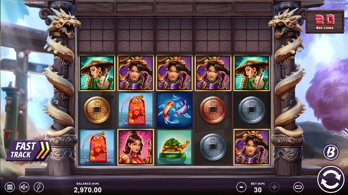 Three Samurai screenshot