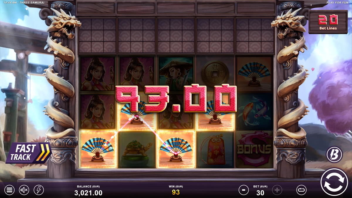 Three Samurai screenshot