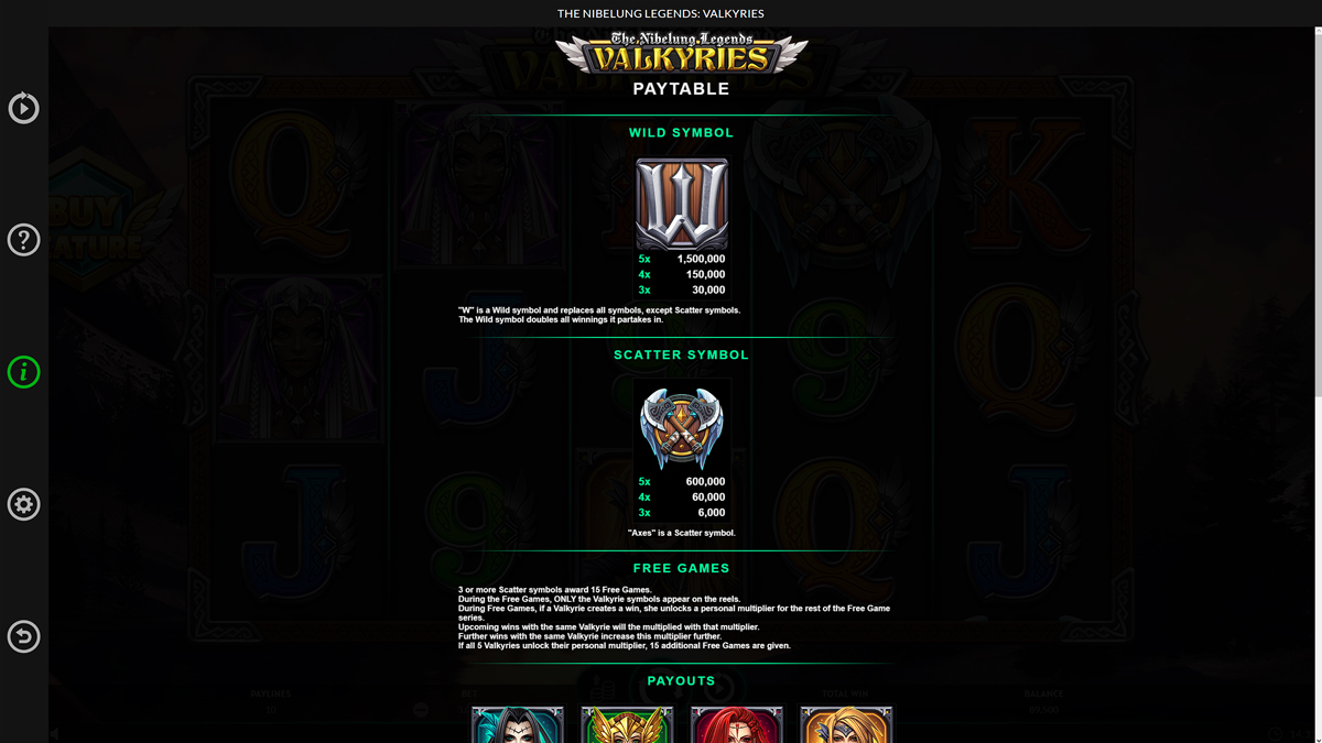 Valkyries - The Nibelung Legends screenshot