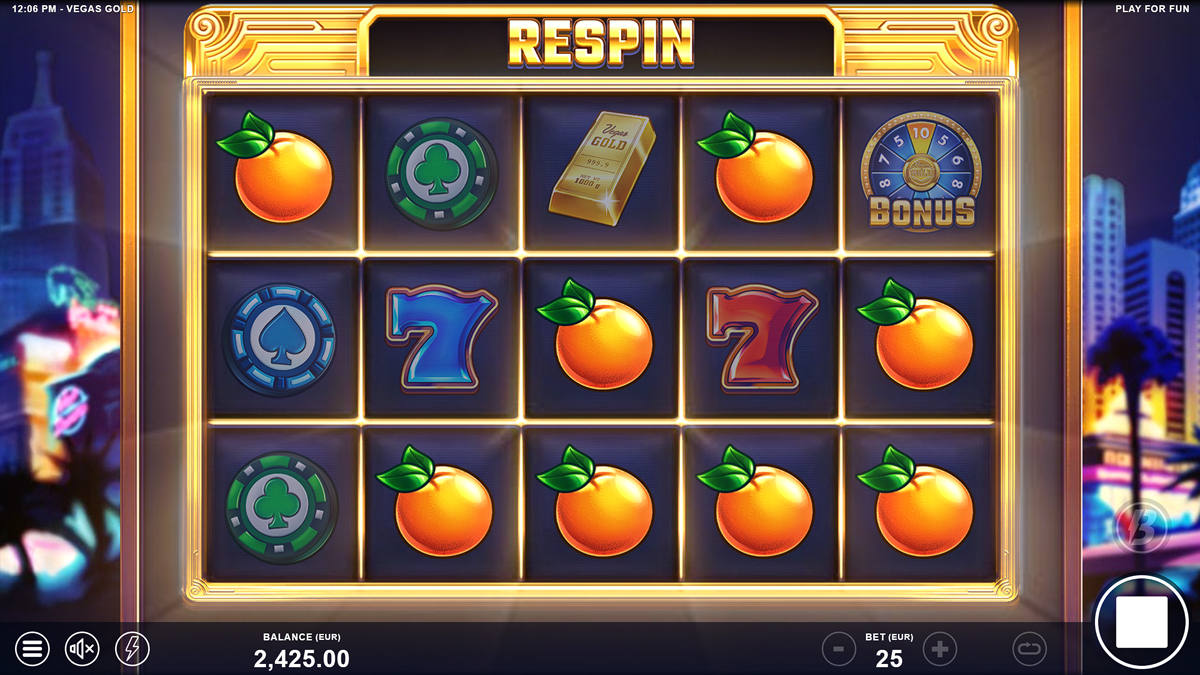 Vegas Gold screenshot