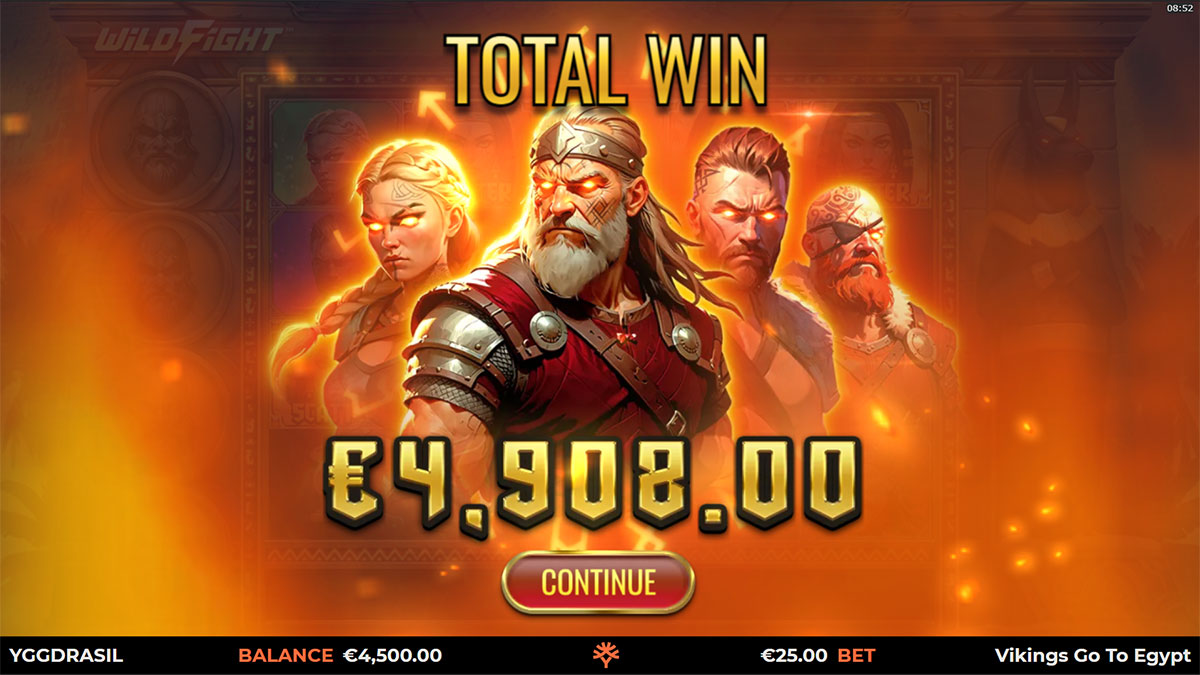 Vikings Go To Egypt Wild Fight screenshot