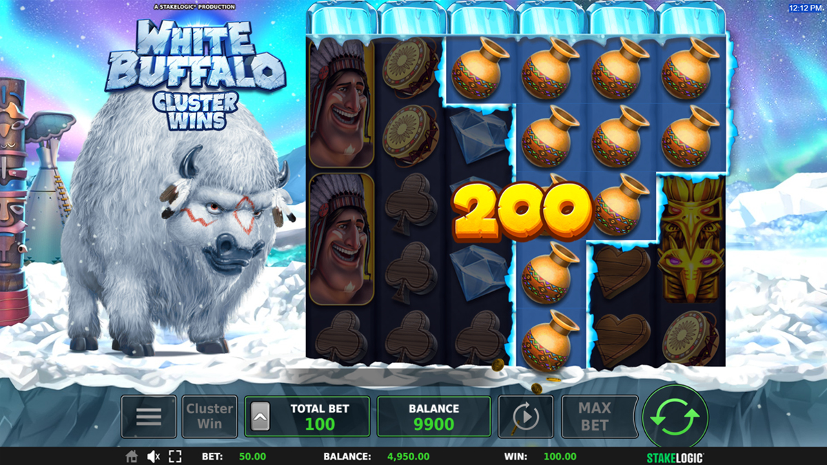 White Buffalo Cluster Wins screenshot