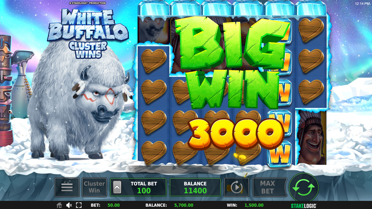 White Buffalo Cluster Wins screenshot