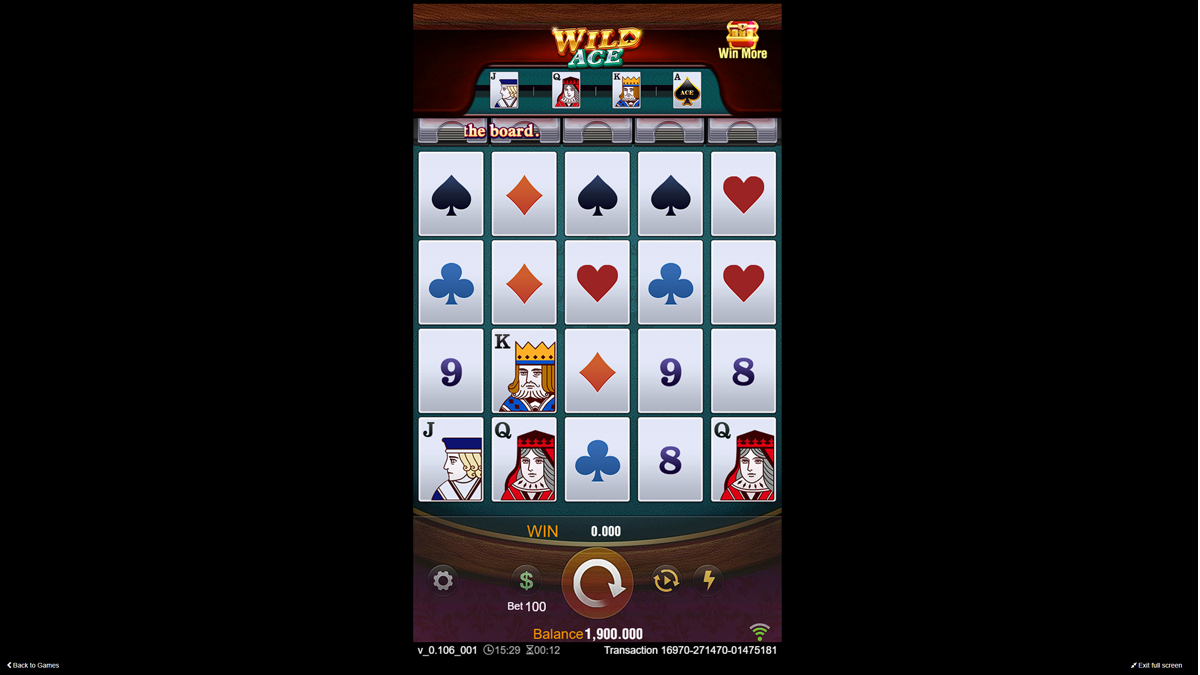 Wild Ace screenshot