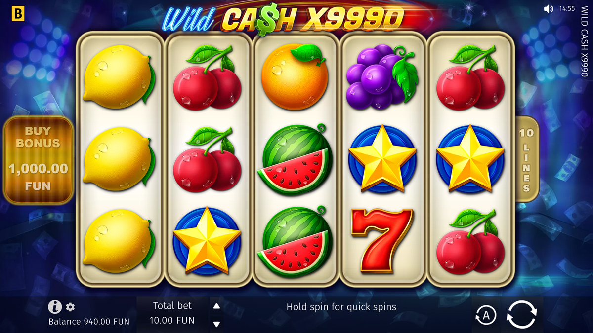 Wild Cash x9990 screenshot