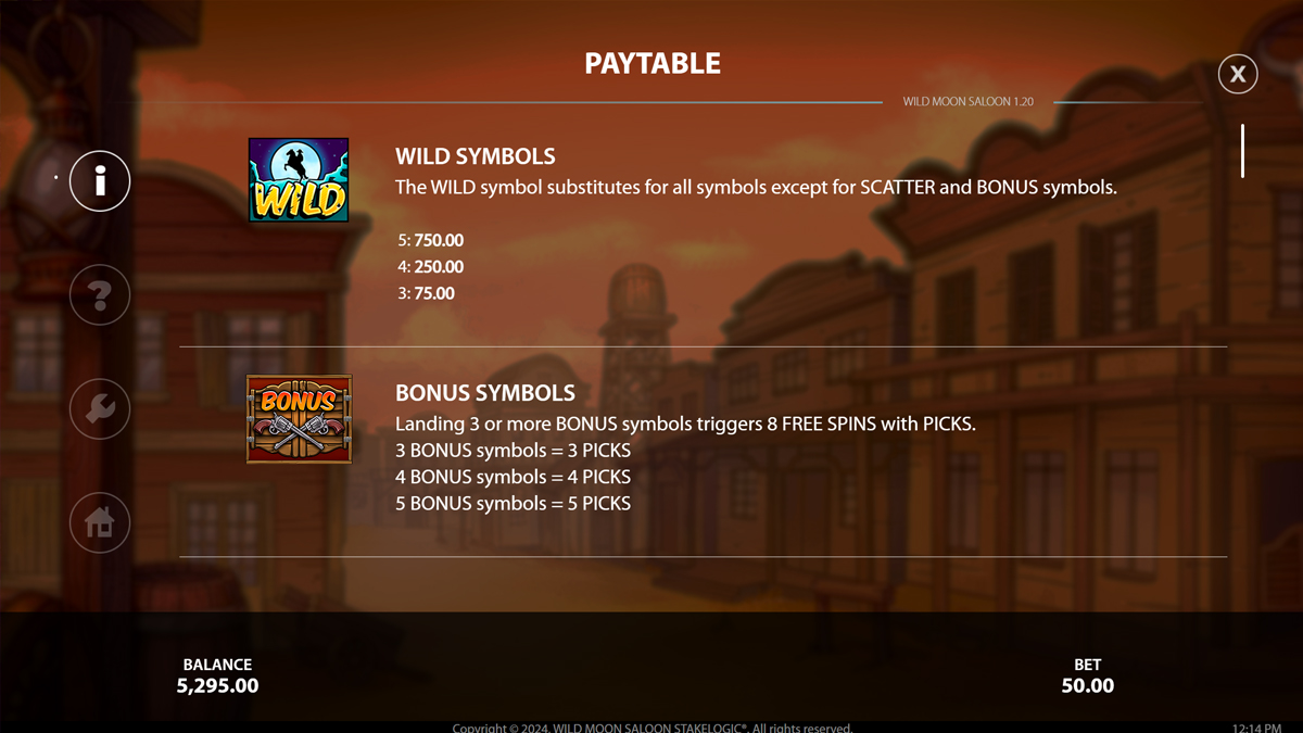 Wild Moon Saloon screenshot