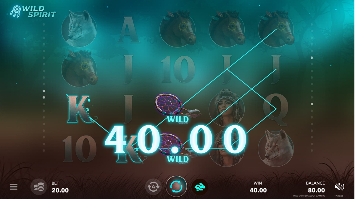 Wild Spirit (Mascot Gaming) screenshot
