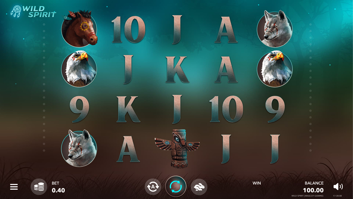 Wild Spirit (Mascot Gaming) screenshot