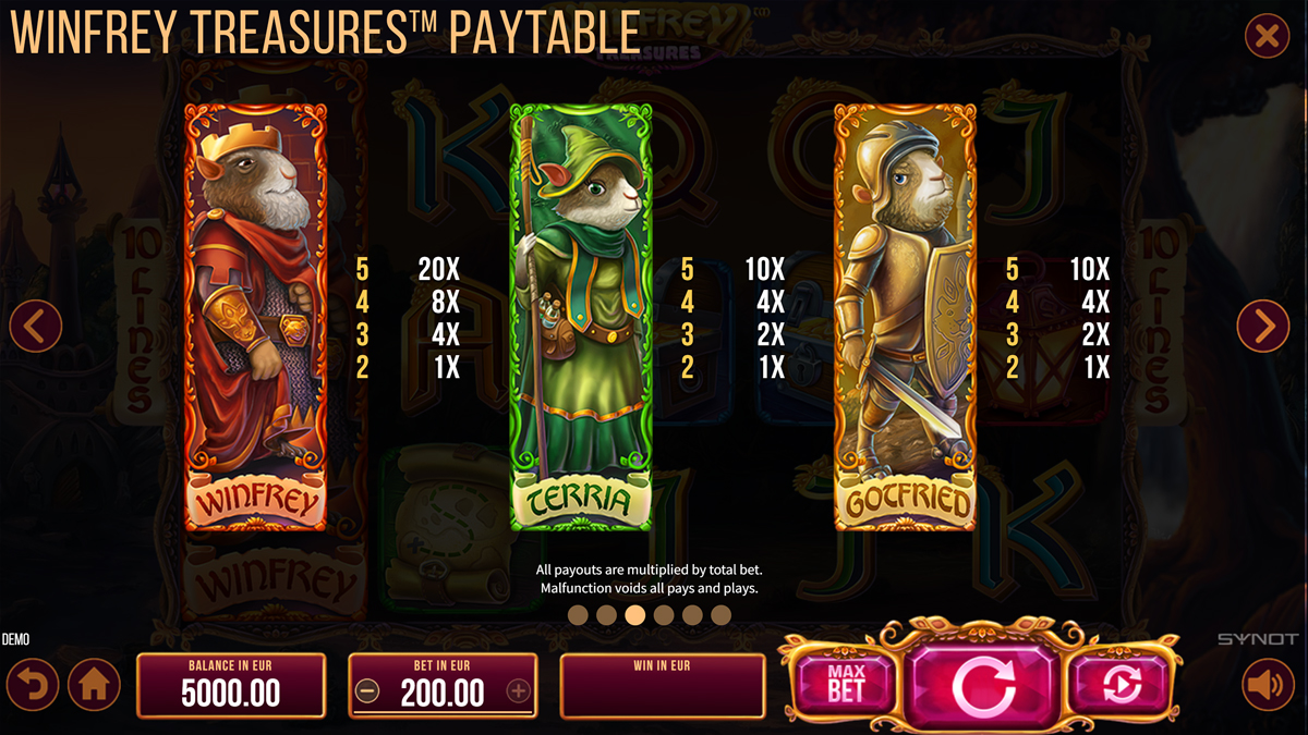Winfrey Treasures screenshot