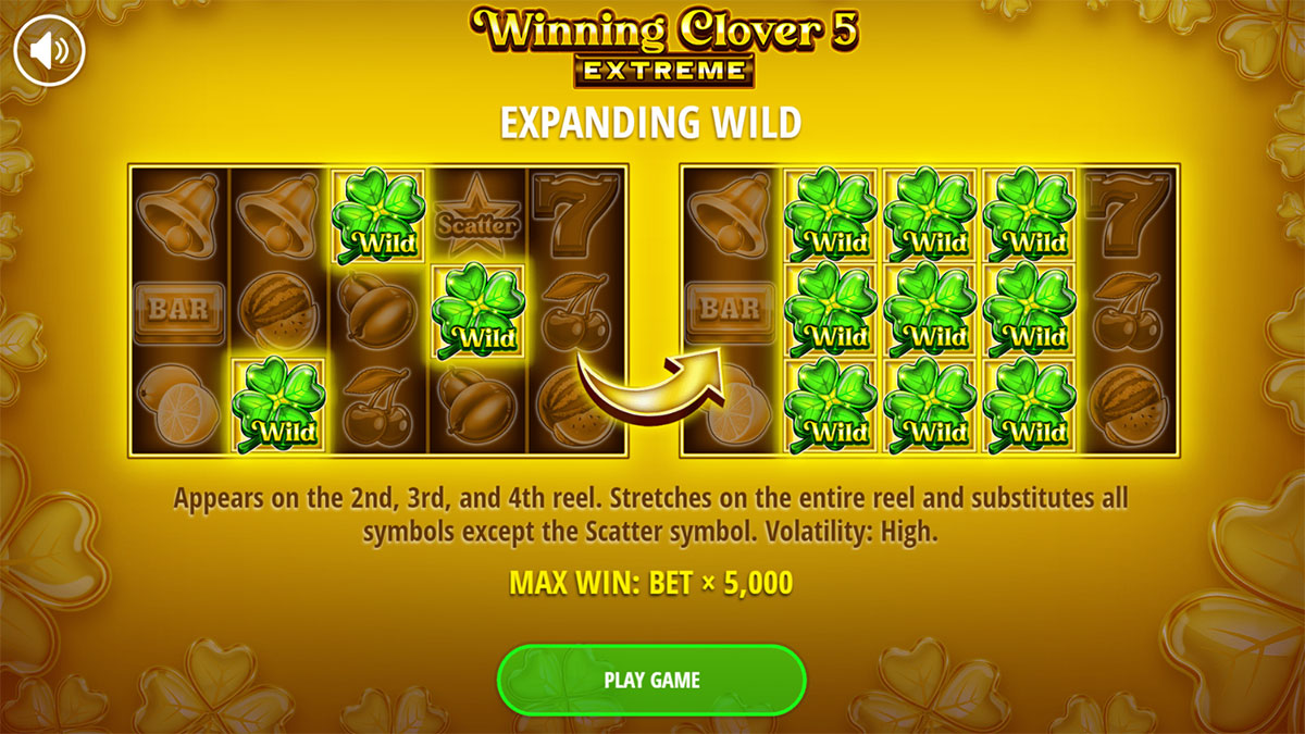 Winning Clover 5 Extreme screenshot